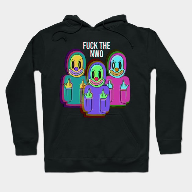 F*ck the NWO Hoodie by MightyShroom